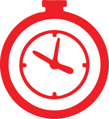 Clock icon for web and mobile. Adobe Illustrator Artwork.