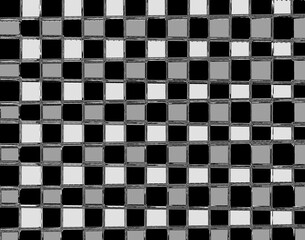 Black and white checkered background