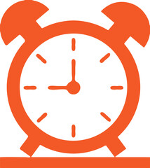 Clock icon for web and mobile. Adobe Illustrator Artwork.