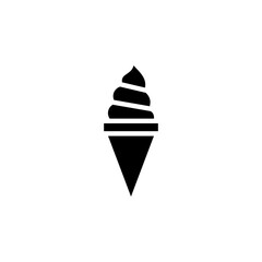ice cream cone icon vector