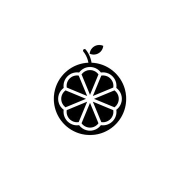 recommend clip art: orange fruit, lemon, citrus icon