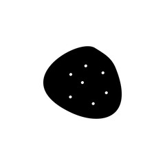 potato, organic plant icon vector