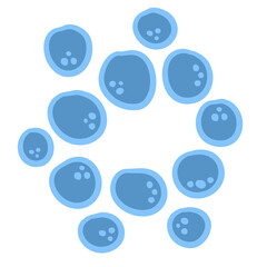 Secreting Cytokines Illustration