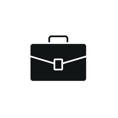 Briefcase icon. Simple briefcase icon for social media, app and web design. Vector illustration.