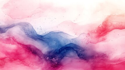 Obraz premium Abstract watercolor painting with flowing, blended colors.