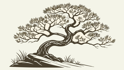 vector illustration of a tree
