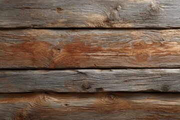 Fototapeta premium Rustic Weathered Wood Planks: A Textured, Earthy Background