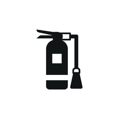 Fire extinguisher icon. Simple fire extinguisher icon for social media, app and web design. Vector illustration.