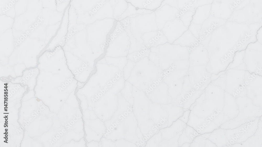 Wall mural high-resolution image of a light grey surface with a network of fine cracks, ideal for background or