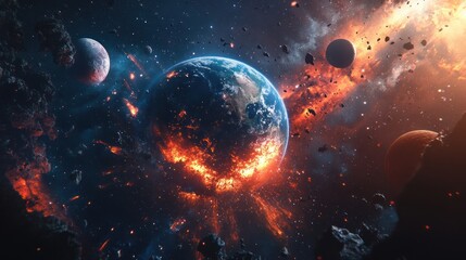 Earth under cosmic attack