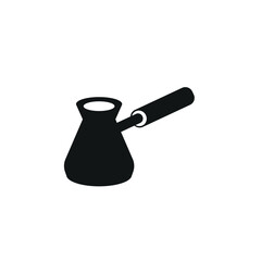 Cezve icon. Simple cezve icon for social media, app and web design. Vector illustration.