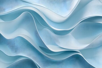 Fototapeta premium Abstract Blue Wave Pattern Background