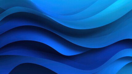 A stunning image of abstract blue wavy line graphic design for web and PPT backgrounds.