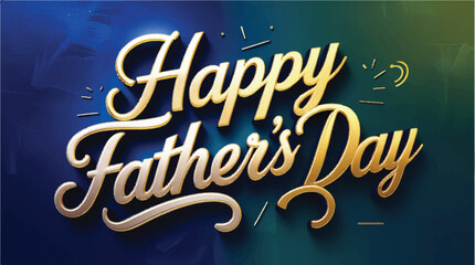 Vector vintage illustration happy father's day card design