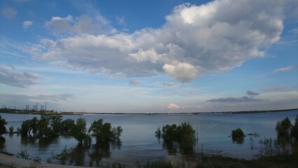 Fototapeta premium view of the city of volgograd