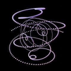 3D geometrische Objekte,gerendert.