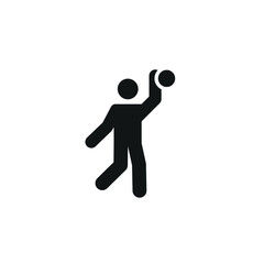 Fototapeta premium Basketball player icon. Simple basketball player icon for social media, app and web design. Vector illustration.