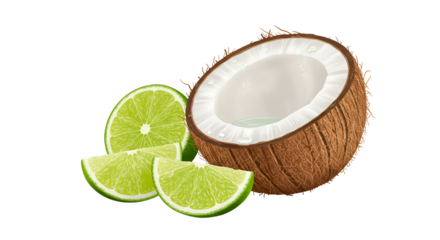 Coconut & Lime Tropical Cooler