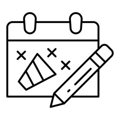 Edit Event line icon