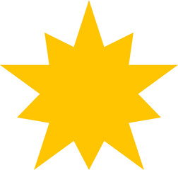 Sparkle vector illustration. Y2k geometric shape