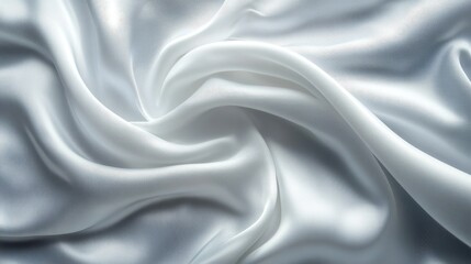 Obraz premium Modern Minimalist Silk Fold Illustration in Neutral Tones