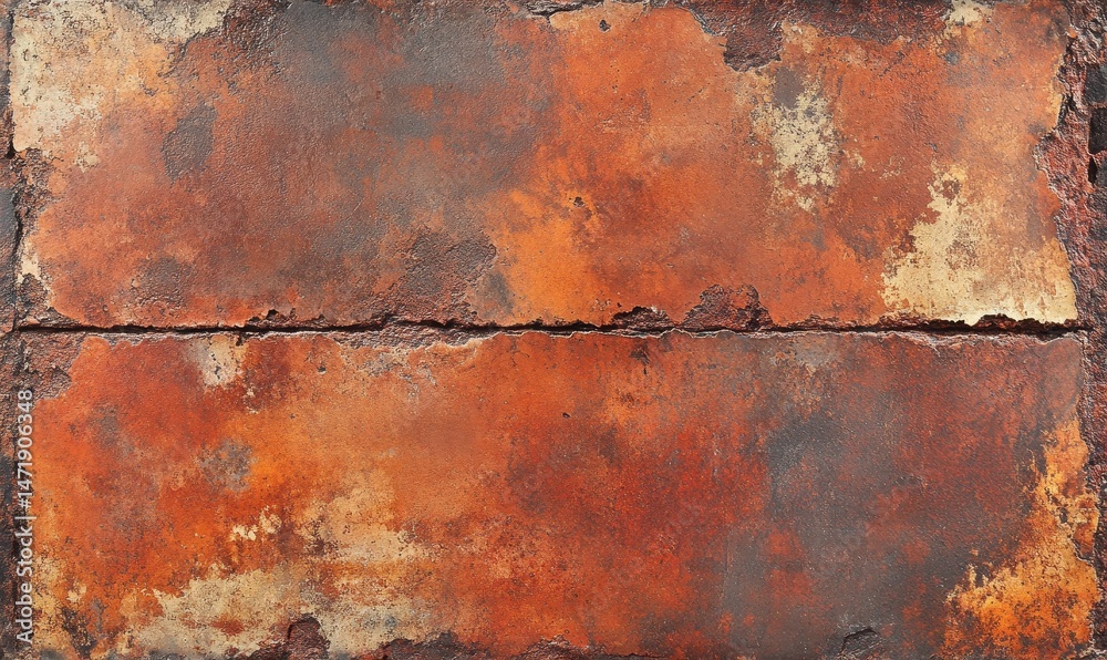 Fototapete Abstract Grunge Texture with Rust Color and Weathered Surface for Design Elements and Creative Backgrounds