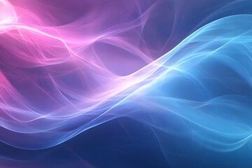 Obraz premium Pink and Blue Abstract Wave Background