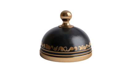 Hotel Service Bell Isolated on Transparent Background

