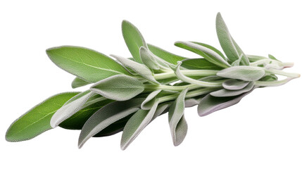 Sage Plant Isolated on Transparent Background


