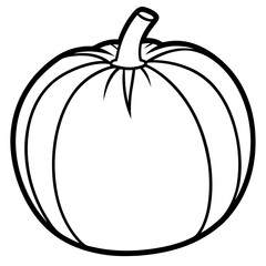 Tomatillo out line vector