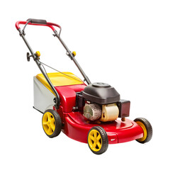 Fototapeta premium Best Lawn Mowers Reviews Prices Buying Guide isolated on transparent background