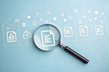 Document Review and Quality Control Concept. Document with a checkmark, quality assurance, and process control. auditing, compliance, verification, data inspection, and business workflow management.