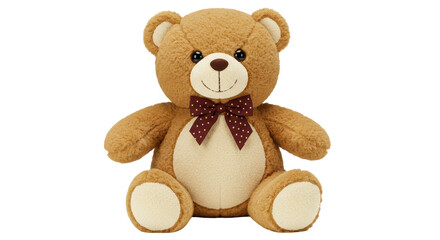 Isolated Brown Teddy Bear