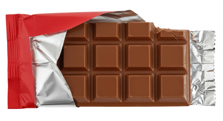 Isolated Chocolate Bar