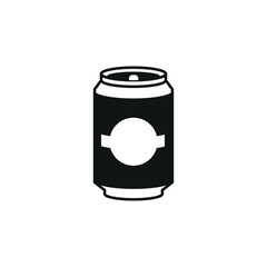 Beer can icon. Simple Beer can icon for social media, app and web design. Vector illustration.