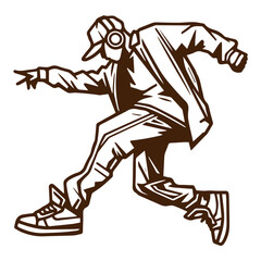Hip Hop Dancer, Street Dancer, Rhythmic Motion, Rapper