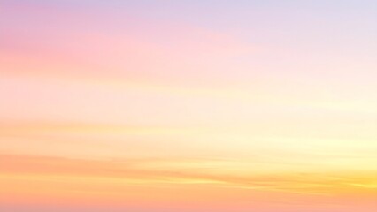 Obraz premium Sunset Sky with Soft Clouds – Calming Gradient Background for Relaxation & Travel Themes