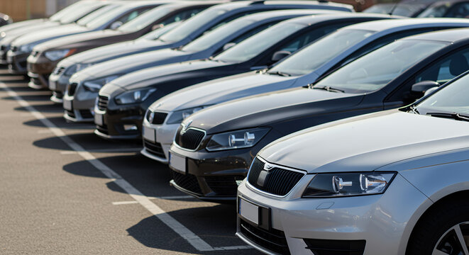 Car Dealership Row: Sleek Sedans & Stylish Hatchbacks - Find Your Dream Ride Today! New & Used Vehicles Await!