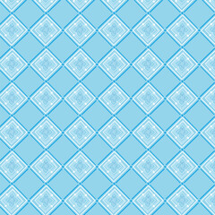 Abstract seamless floral pattern design on white background