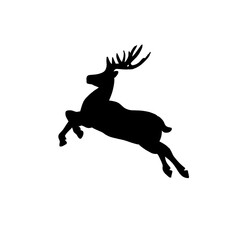 Deer silhouette illustration