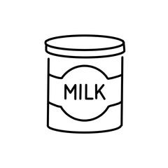 Milk powder icon