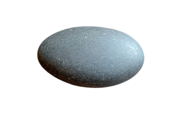 Gray oval stone