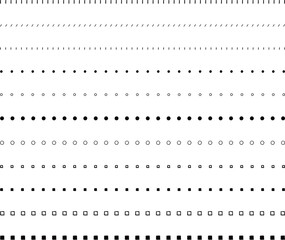 イラスト素材：ライン素材のあしらい　手書きのシンプルでかわいい罫線. simple hand draw borders