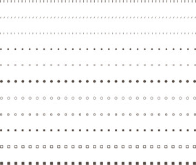 イラスト素材：ライン素材のあしらい　手書きのシンプルでかわいい罫線. simple hand draw borders