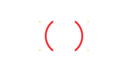 Abstract Red Circular Design on Black Background