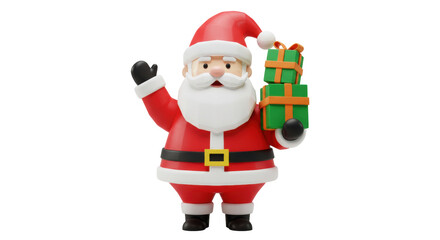 Isolated Santa Claus