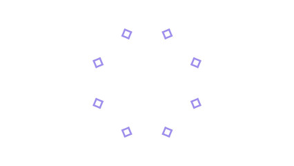 Abstract Geometric Design with White and Lavender Squares