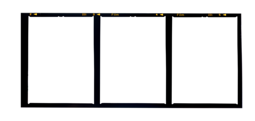 Medium format color film frame.copy space.