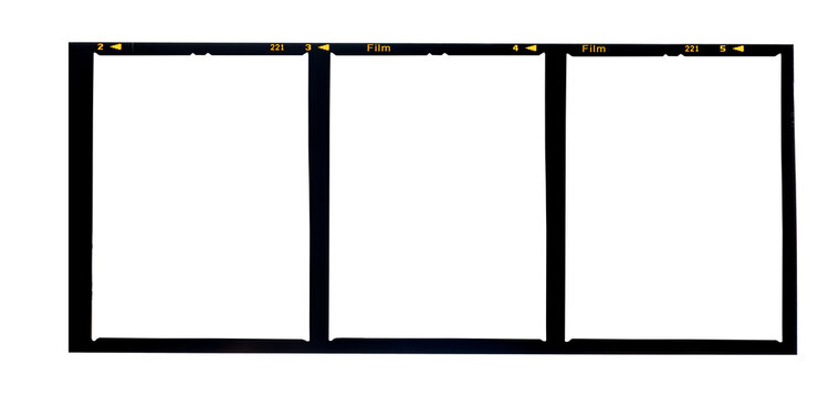 Medium format color film frame.copy space.