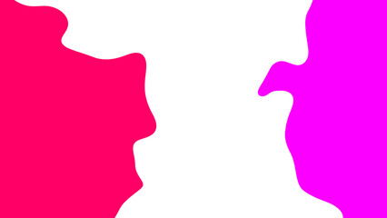 Abstract Colorful Flowing Shapes Design